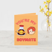 あなたのお相棒 – かわいいしょうゆラブ カード (黄色い花)