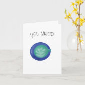 あなたのお茶 カード (黄色い花)