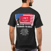 あなたのお金は私のお金のTシャツだ Tシャツ (裏面)