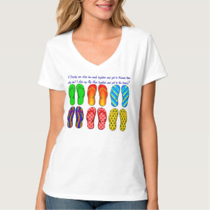 あなたのかかとを一緒にクリック Tシャツ