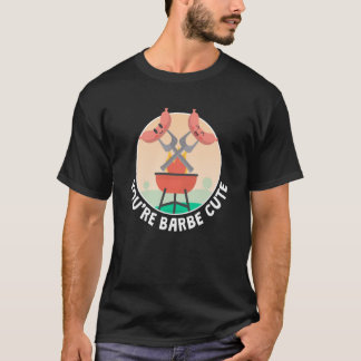 あなたのかわいいスモーカー グリル バーベキュー 肉 グリル Tシャツ