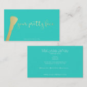 「あなたのかわいらしい顔」の名刺 名刺 (正面/裏面)