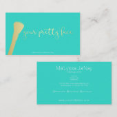 「あなたのかわいらしい顔」の名刺 名刺 (正面/裏面)