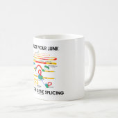 あなたのがらくたサポート遺伝子の接続を減らして下さい(RNAのユーモア) コーヒーマグカップ (正面右)