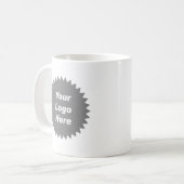 あなたのここのビジネスロゴの広告宣伝 コーヒーマグカップ (正面左)