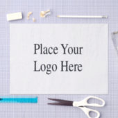 あなたのここのロゴのティッシュペーパー 薄葉紙 (クラフト)