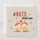 あなたのことが大好きよ 面白い かわいい バレンタインデー シーズンカード (正面)