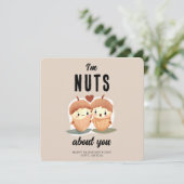 あなたのことが大好きよ 面白い かわいい バレンタインデー シーズンカード (スタンド正面)