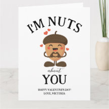 あなたのことが大好き！バレンタインのユーモアたっぷりどんぐり