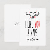 あなたのことが好きだし、Napsも | カスタムメッセージ (正面/裏面)