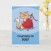 あなたのことが好きでたまらないバレンタイン カード (黄色い花)