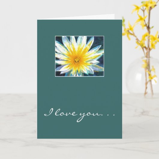 あなたのことが好きなの。ただそれだけ！ カード (黄色い花)