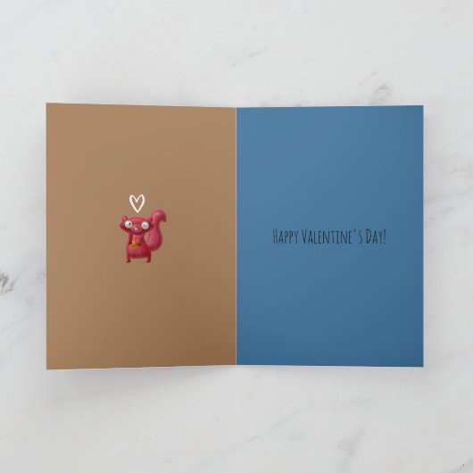あなたのことが好きなバレンタインカード カード (内部)