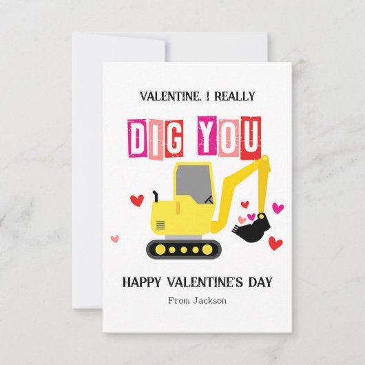 あなたのことが本当に好きです クラスメイトのバレンタインデー ノートカード (正面)