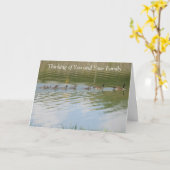 あなたのこととご家族のことを想っています カード (黄色い花)