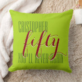 あなたのことわざ：クリストファー50あなたはもう二度と クッション (ブランケット)