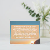 あなたのことを心から思っています ポストカード (スタンド正面)