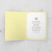 あなたのことを想いながら、甘い笑顔を送ります カード (内部)