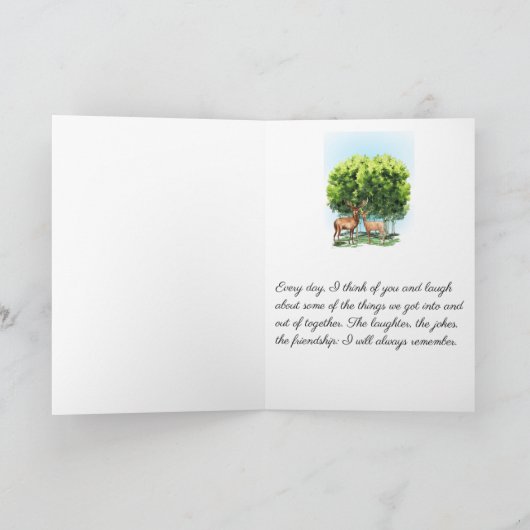 あなたのことを想うグリーティングカード カード (内部)