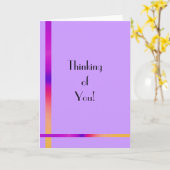 あなたのことを想ってる！ カード (黄色い花)