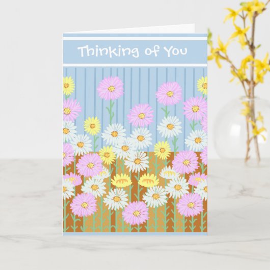 あなたのことを想って カード (黄色い花)