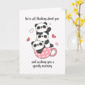 あなたのことを想って カード (黄色い花)