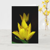 あなたのことを想って! カード (黄色い花)