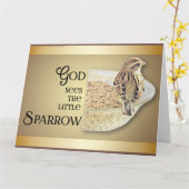 あなたのことを祈っています - ケアと気遣いのカード カード (黄色い花)