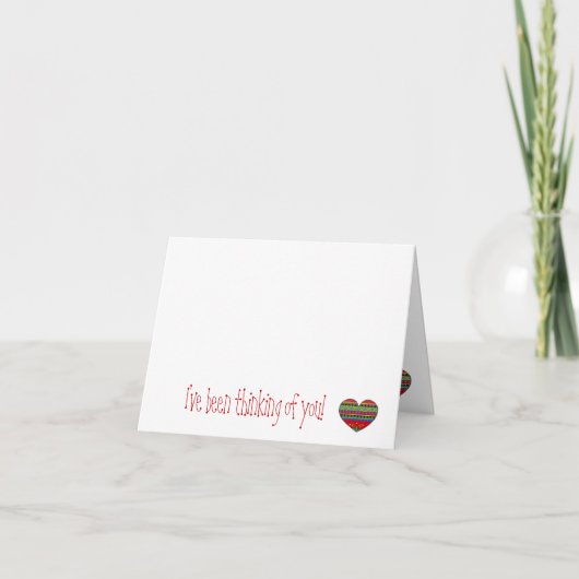 あなたのことを考えていた カード (正面)