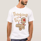 あなたのことを考えてる Voodoo Doll Tシャツ (正面)