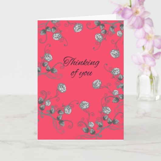 あなたのことを考えて カード (蘭)