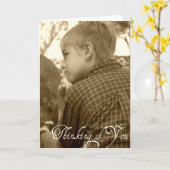 あなたのこと考えてる カード (黄色い花)