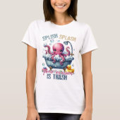 あなたのご意見はゴミです スプラッシュ スプラッシュ Tシャツ (正面)
