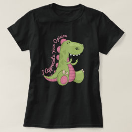 あなたのご意見大切に恐竜 Tシャツ