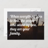 あなたのそばに立つ人の引用文 ポストカード (正面/裏面)