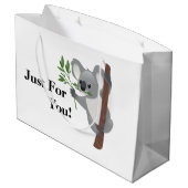 あなたのためだけにコアラ・ベア ラージペーパーバッグ (裏面アングル)