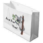 あなたのためだけにコアラ・ベア ラージペーパーバッグ (正面アングル)