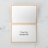 あなたのためだけにパイを用意したよ。ペカンパイのダジャレ カード (内部)