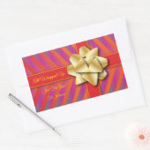 あなたのためだけに包みました, 長方形シール (封筒)