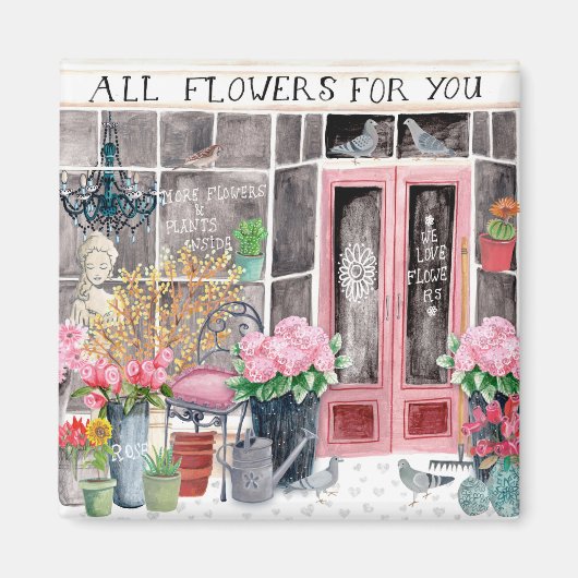 あなたのためにすべての花 |マグネット マグネット (正面)