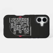 あなたのためにデザインされた真実 iPhone 16ケース (裏面横)