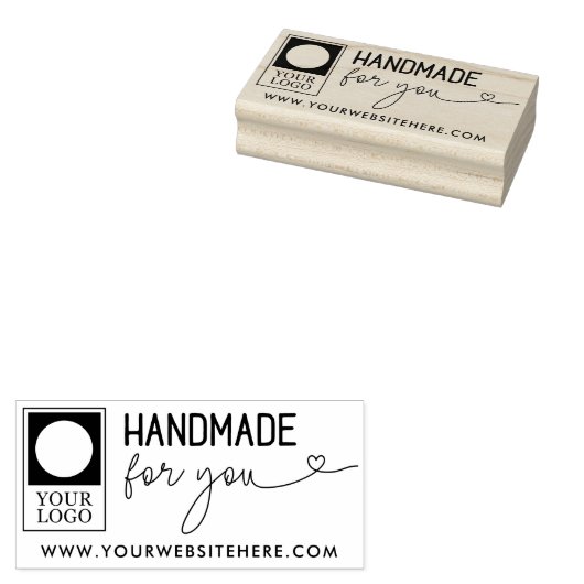 あなたのためにハンドメイドされたロゴとウェブサイト ラバースタンプ (押印)