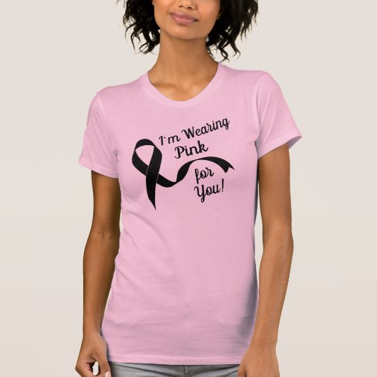 あなたのためにピンクを着ています Tシャツ (正面)
