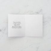 あなたのためにリリー感謝していの蝶悔やみや弔慰 カード (内部)