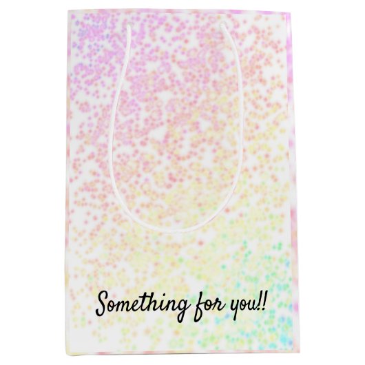 あなたのために何か抱き枕 ミディアムペーパーバッグ (正面)