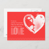 あなたのために愛郵便はがきを見て下さい ポストカード (正面/裏面)