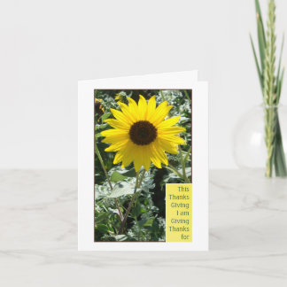 あなたのために感謝している シーズンカード