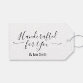 あなたのために手作りされた特別なギフト ギフトタグ (正面(横))