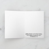 あなたのために祈ることは挨拶状の聖書カードを作詩します カード (内部)