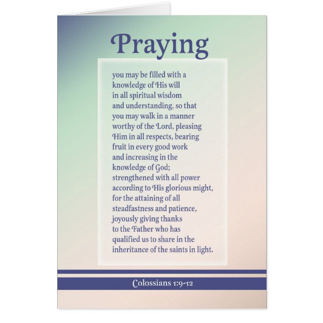 あなたのために祈ること (正面)